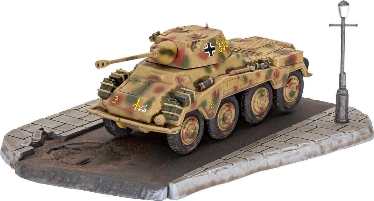 1:76 Revell 03298 First Diorama Set - Sd.Kfz. 234/2 Puma - Starter kit Plastic kit