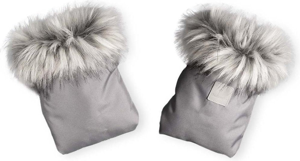Handwarmers Kinderwagen & Buggy met imitatie bont - Set van 2