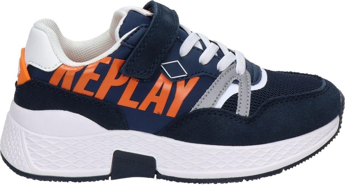 Replay Amber jongens sneaker - Blauw - Maat 33