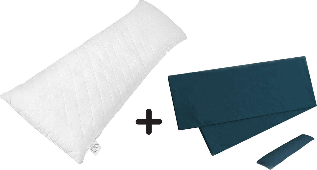 Meisterhome • Set van voedingskussen & (2x) hoes • Cactus / Antraciet