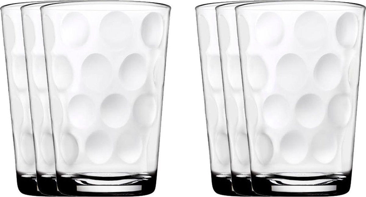 12x Drinkglazen/waterglazen Space transparant 210 ml