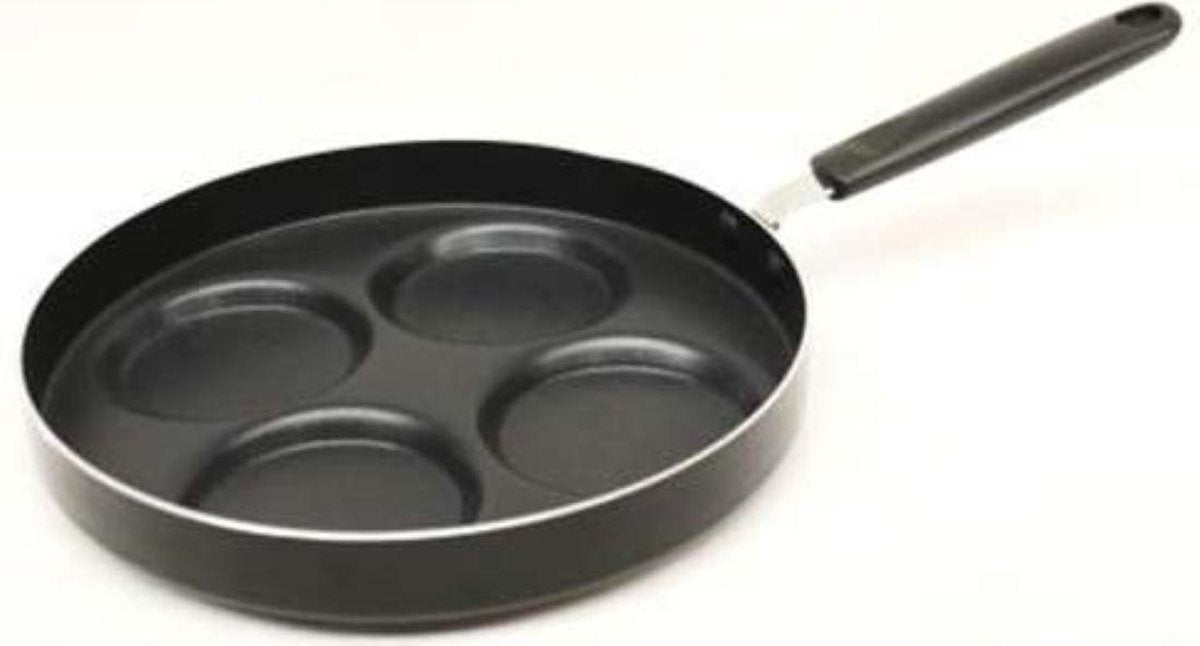 YILTEX – Pannenkoekenpan / Poffertjespan - Poffertjespan – Poffertjesmaker – 26cm – Zwart