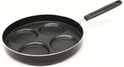 YILTEX – Pannenkoekenpan / Poffertjespan - Poffertjespan – Poffertjesmaker – 26cm – Zwart