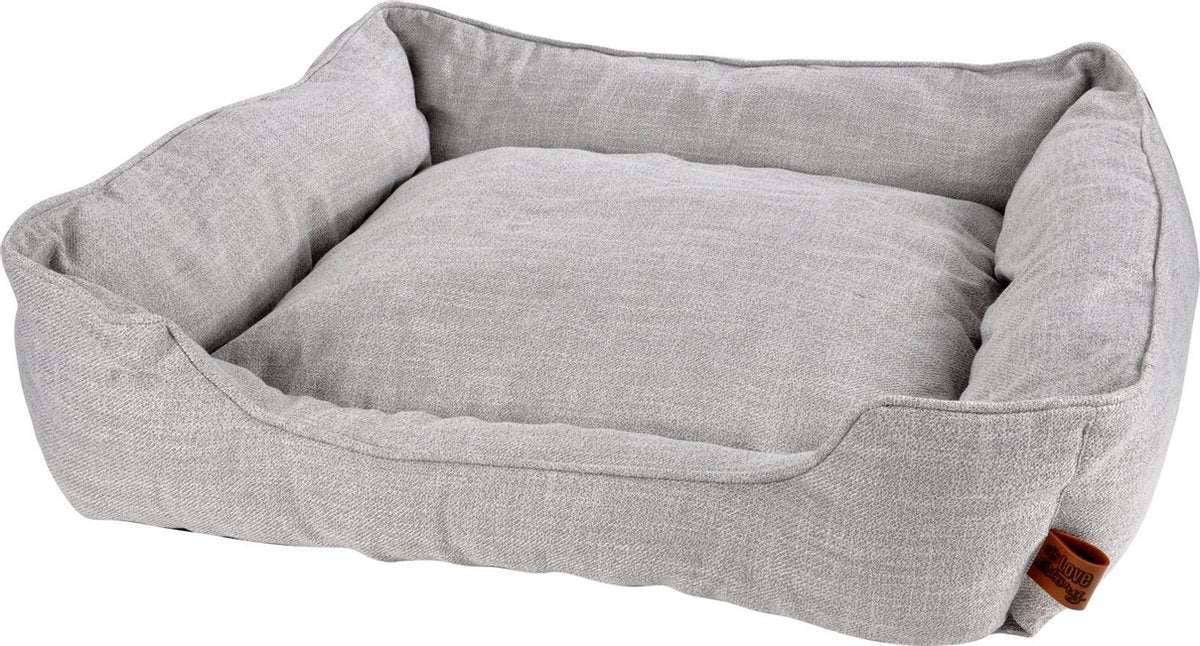 Hondenkussen-Hondenbed-Cosy 75x70cm licht grijs