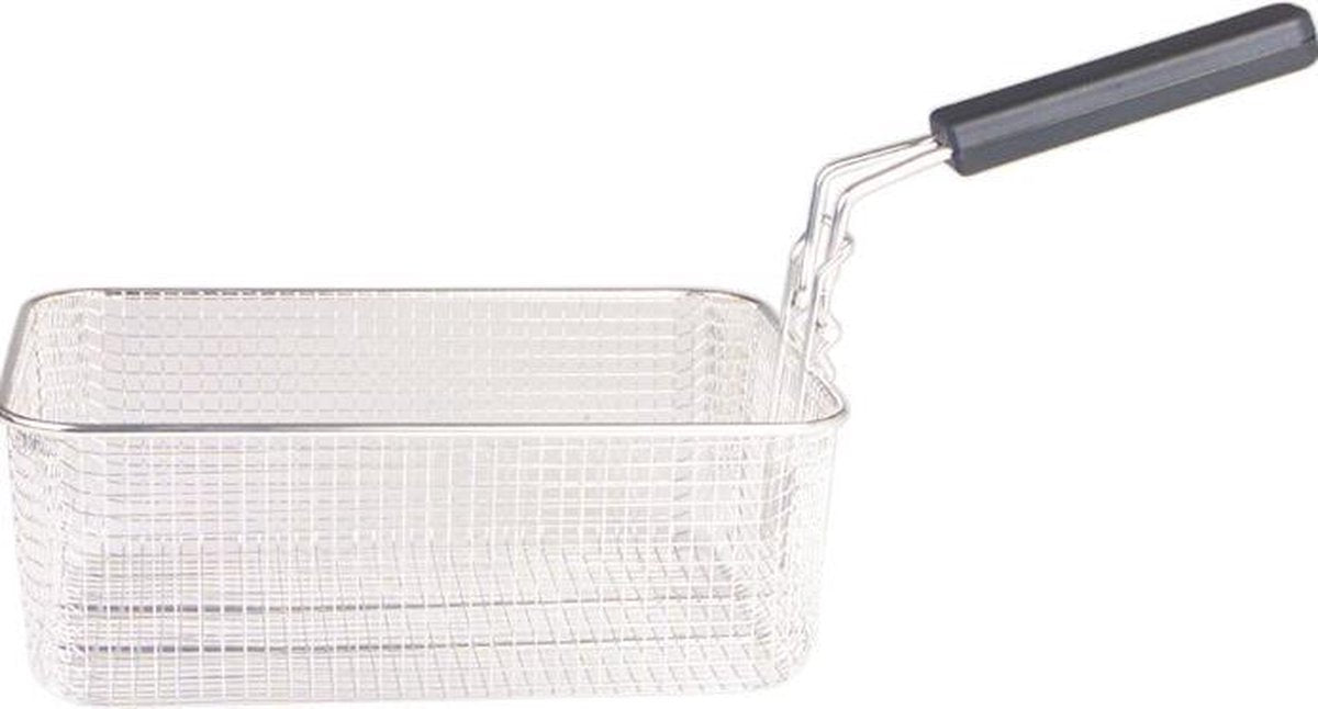 Frifri mand friteusemand 25 x 18.5 x 9 cm korf friteuse frituurmand met greep