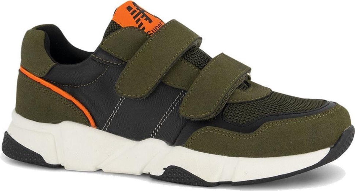 Vty Kinderen Groene sneaker klittenband - Maat 33