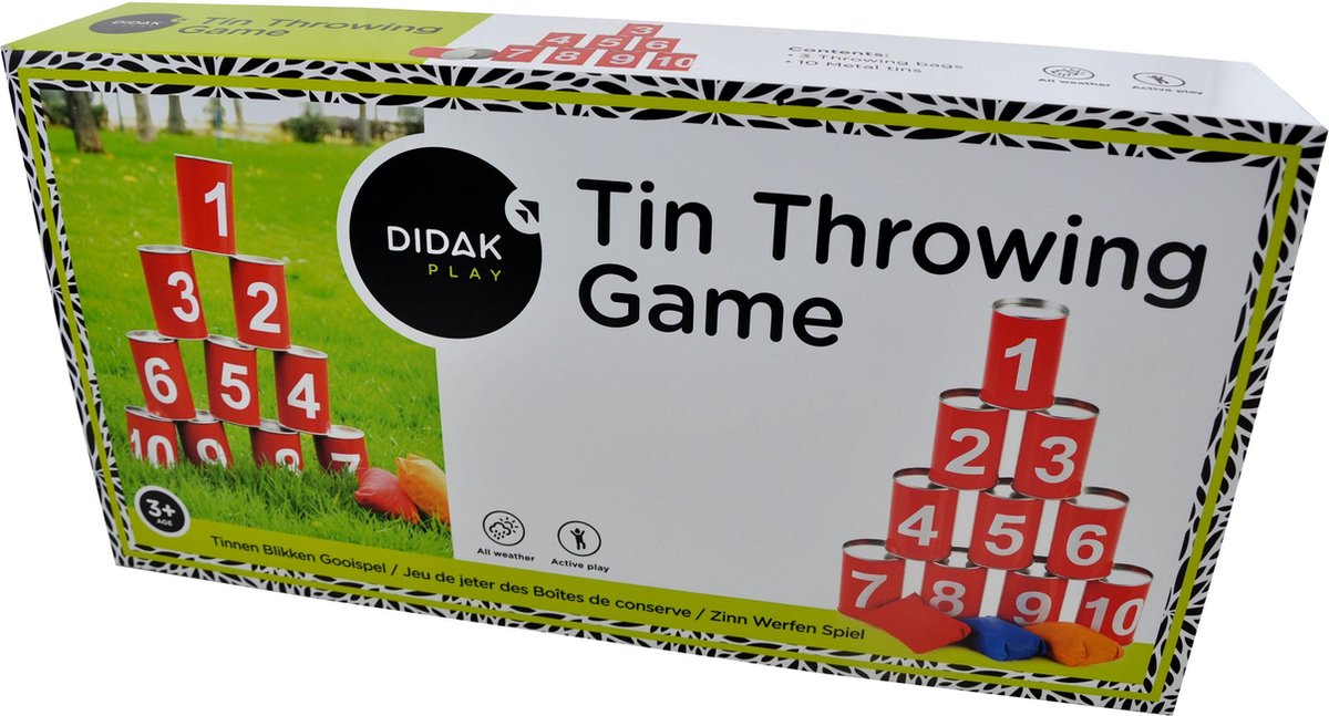 Didak Play Tinnen Blikken Blikgooien Gooispel