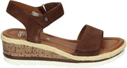 Ara 1228406 - Volwassenen Sandalen met hakDames Sandalen - Kleur: Cognac - Maat: 42