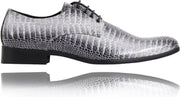 Gray Dino - Maat 46 - Lureaux - Kleurrijke Schoenen Voor Heren - Veterschoenen Met Print