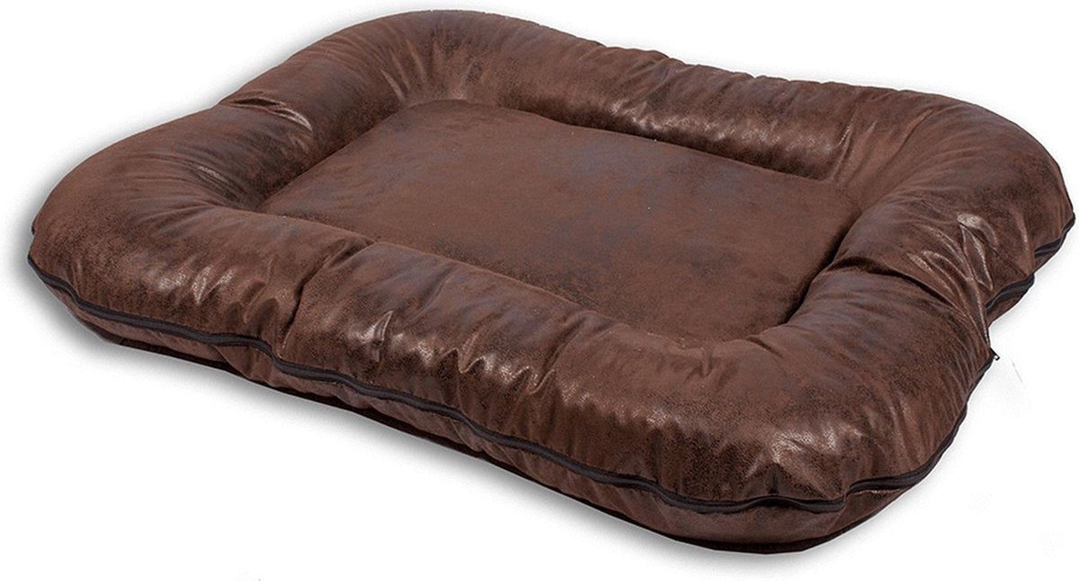Lobbes ligkussen piloten leer 110x85x5 cm