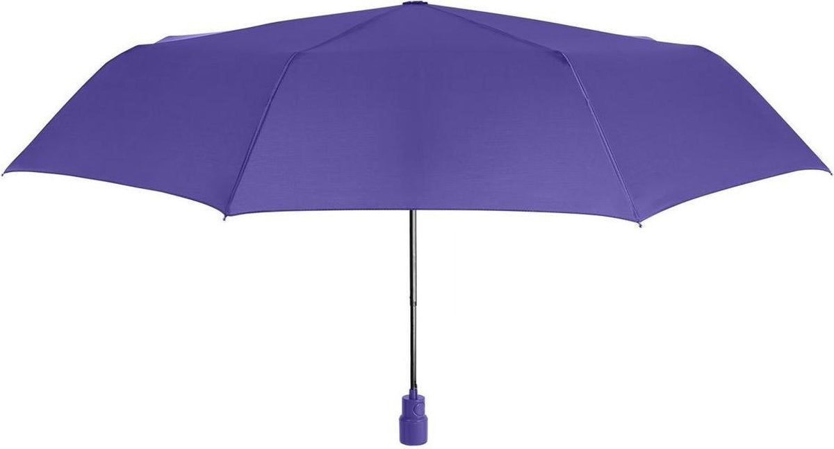 Perletti Mini-paraplu Dames 99 Cm Automatisch Polyester Paars