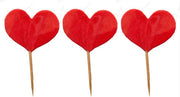 Prikkers Hartjes Rood 12 stuks