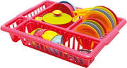Bino Setviesset Junior 36 X 26 Cm Polypropyleen Rood 33-delig