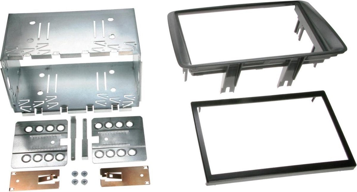 2-DIN Paneel Fiat Panda 2003-2012 Kleur: Anthraciet