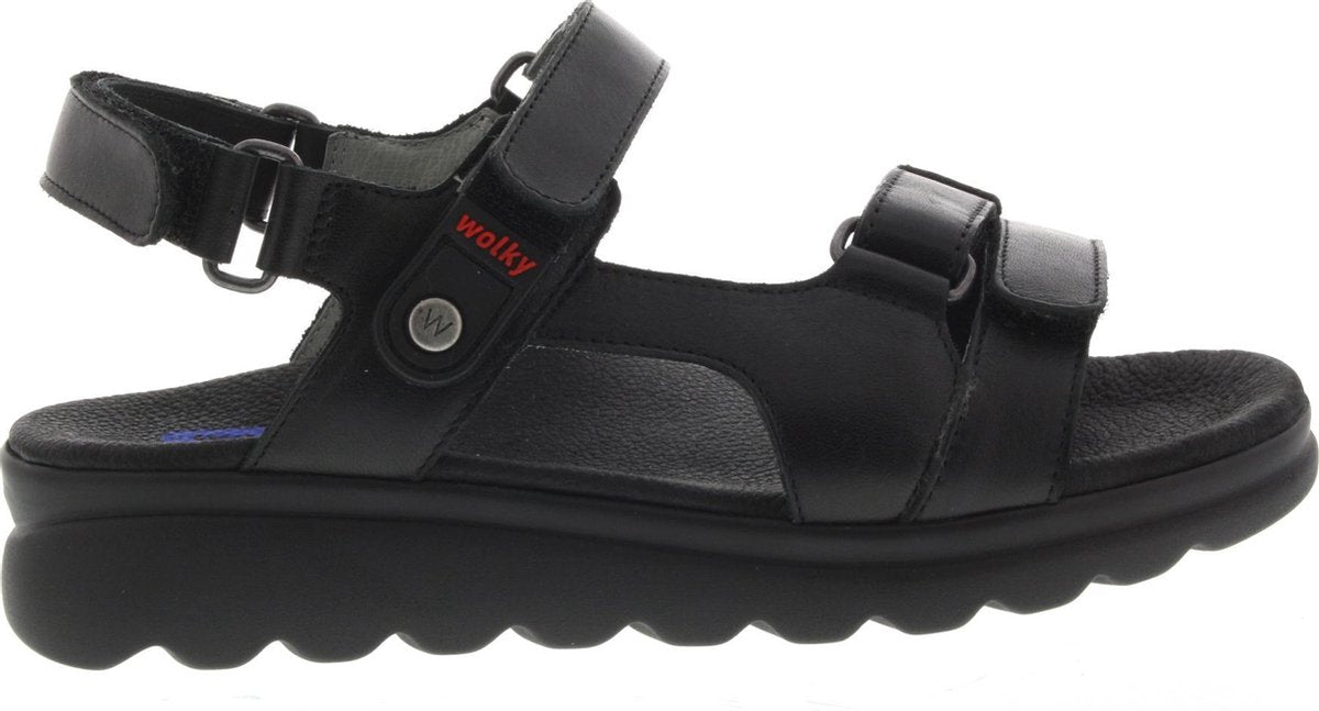 Dames Sandalen Wolky 0152550 Mile Vegi Zwart - Maat 41