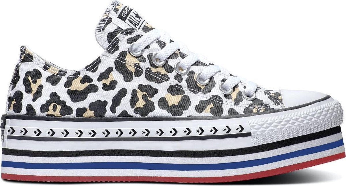 Converse All Stars Chuck Taylor Platform 566764C Wit / Bruin -37.5