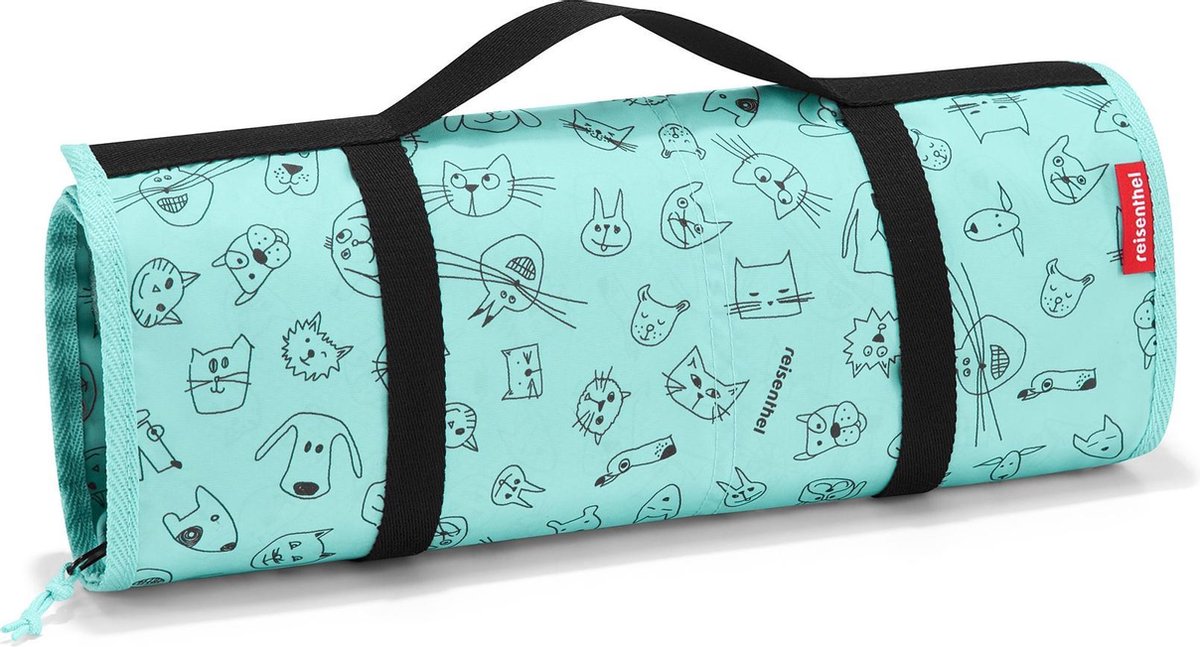 Reisenthel Myorganizer Kids Wand organizer Oprolbaar - Polyester - Cats&Dogs Mint