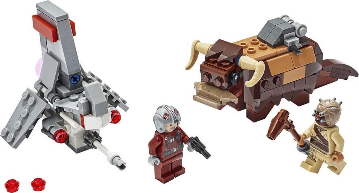 Lego Star Wars 75265 Series 7 Microfighters T-16 Skyhopper en Bantha