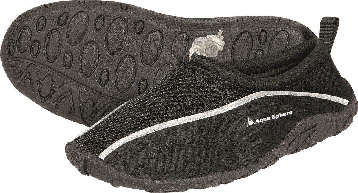 Aqua Sphere Lisbona - Waterschoenen - Kinderen - Zwart/Zilver - 30