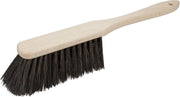 Houten stoffer/handveger met  Arenga haren en lange steel 39 cm voor binnen- Zachte borstels/stoffers
