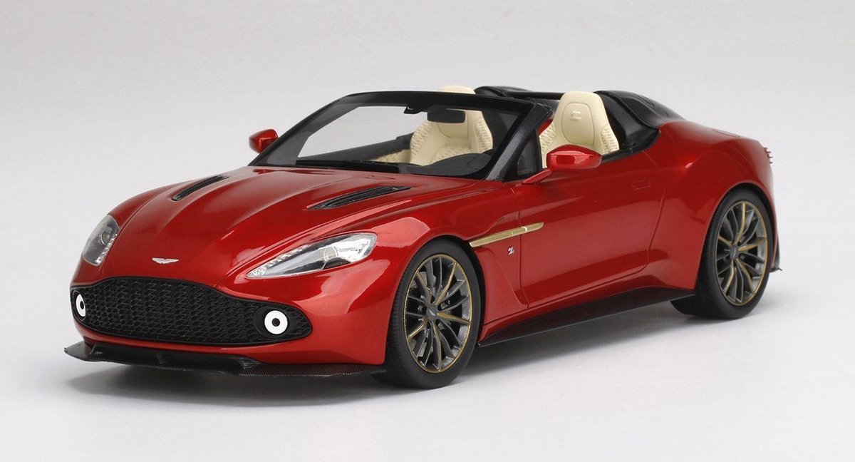 Aston Martin Vanquish Zagato Speedster Lave Red