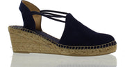 Toni Pons Tremp Dames Espadrilles op sleehak - Blauw - Maat 45