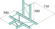 ALUTRUSS BILOCK E-GL22 T42-V 4-Way Corner 90°