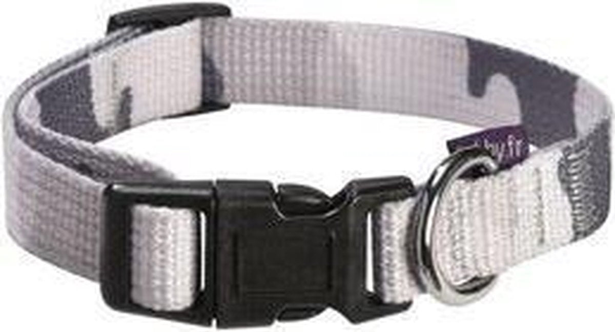 Bobby Halsband Camouflage S Grijs