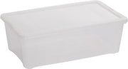 Transparante opbergbox - 25 L - set van 2 stuks