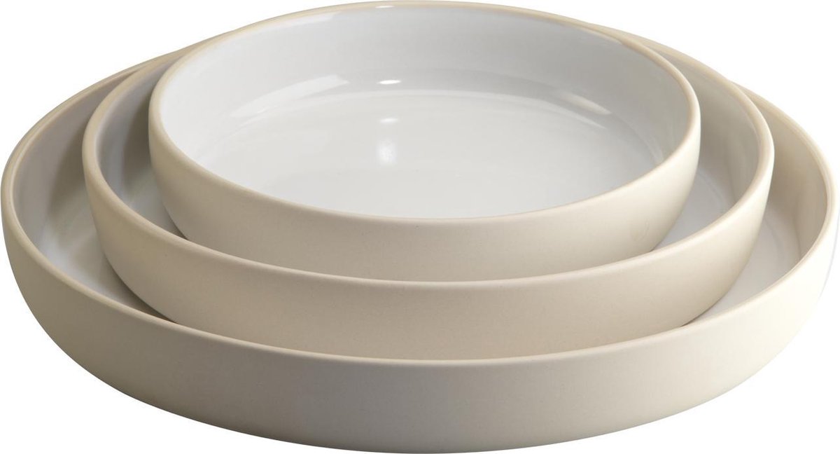 SANA - Ovenkommen Wit Set 3 stuks