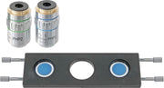 Fasecontrastset 25x/40x Staal Zilver/zwart 3-delig