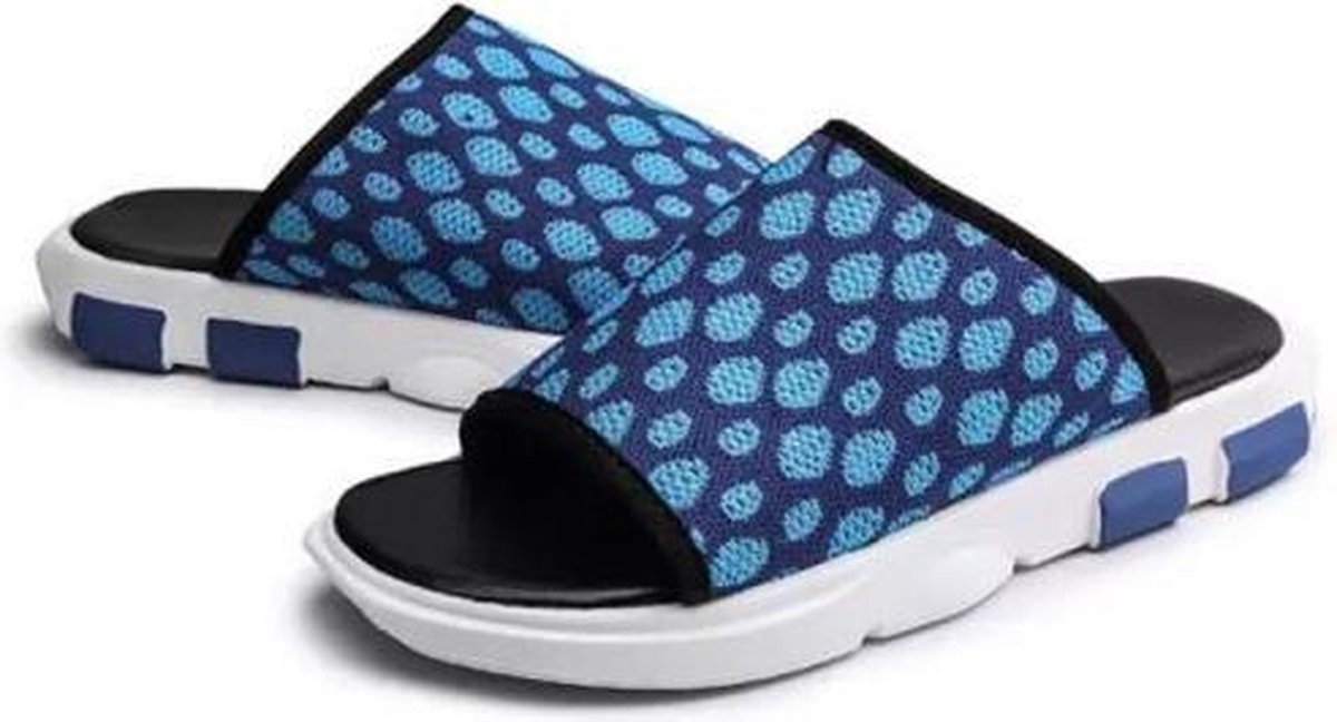 Ademende mesh lichtgewicht en comfortabele casual sandalen voor heren (kleur: blauw maat: 43)