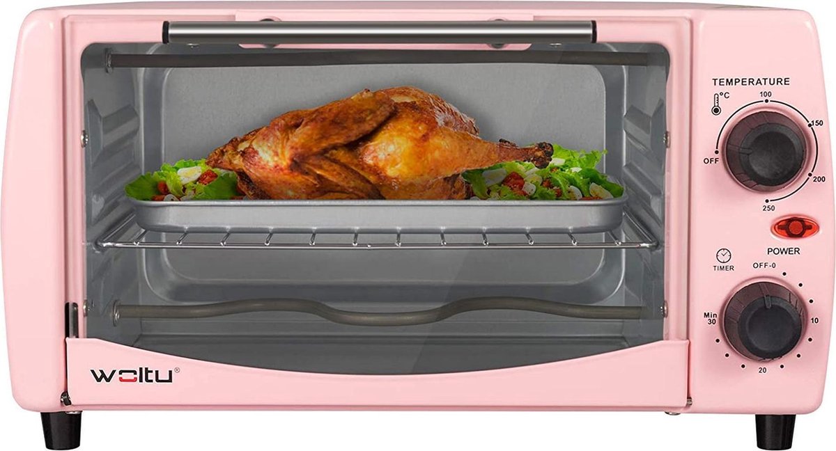 WOLTU BF10rs Mini-Brood Pizza-Oven 12 liter