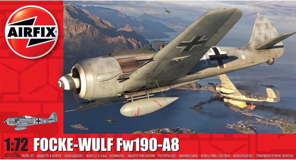 Airfix - Focke-wulf Fw190a-8 (1/19) * (Af01020a)