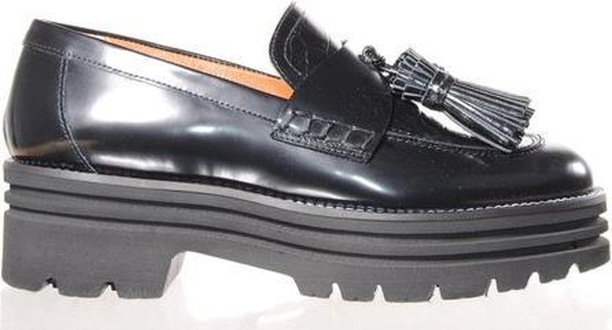 MAURY Dames Moccassin "MERLUZZA"- zwart - maat 40