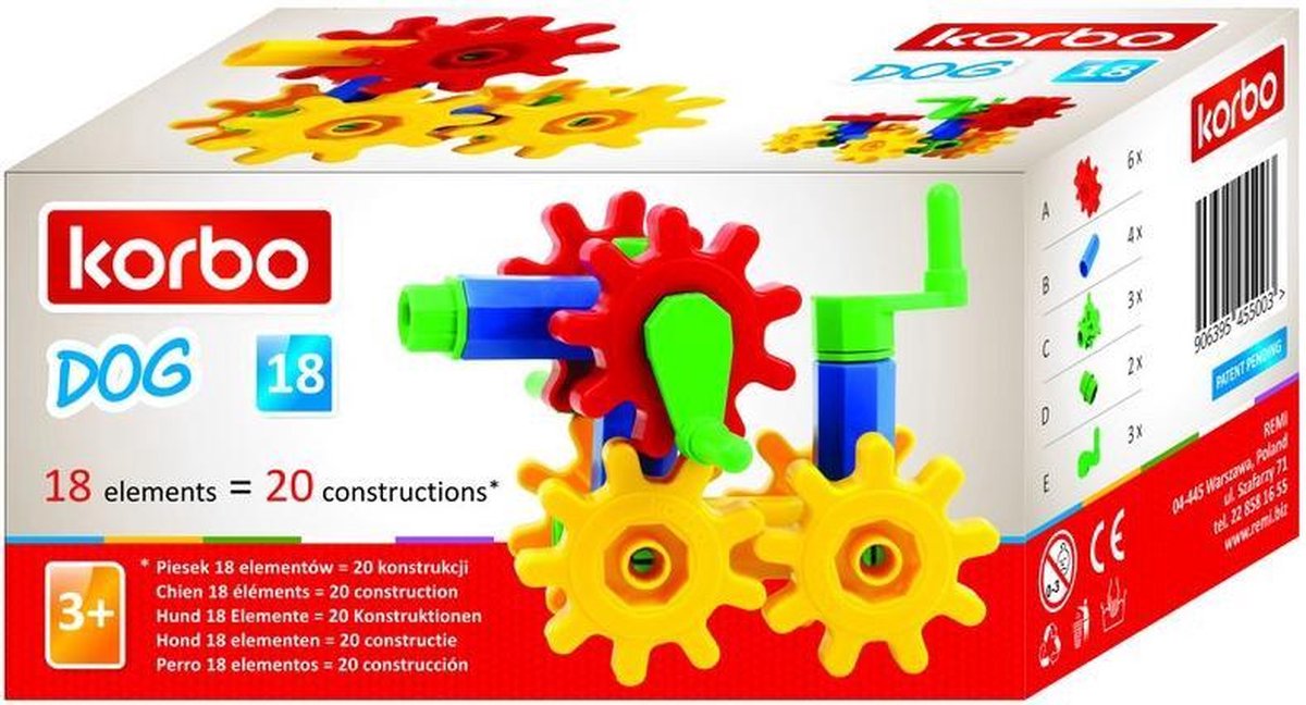 Korbo 18pcs Dog