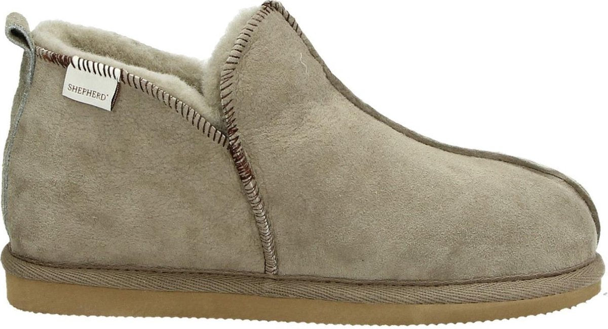 Shepherd Annie Dames Pantoffels - Taupe - Maat 40