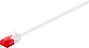 Goobay - UTP dunne netwerkkabel CAT6 - Wit - 3 meter