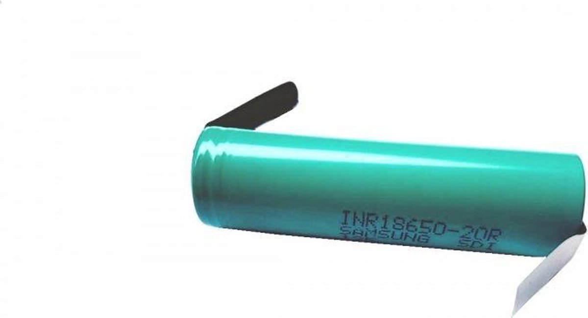 1 Stuk Samsung INR18650-20R 22A 2000mAh Z-Soldeerlippen