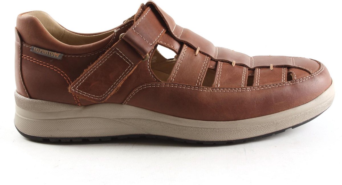 Heren Klittebandschoenen Mephisto Vilson Grizzly 178 Chestnut Bruin - Maat 9½