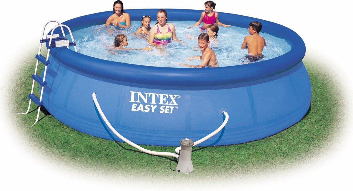 Intex Easy Set zwembad 457 x 107 cm (met reparatiesetje)