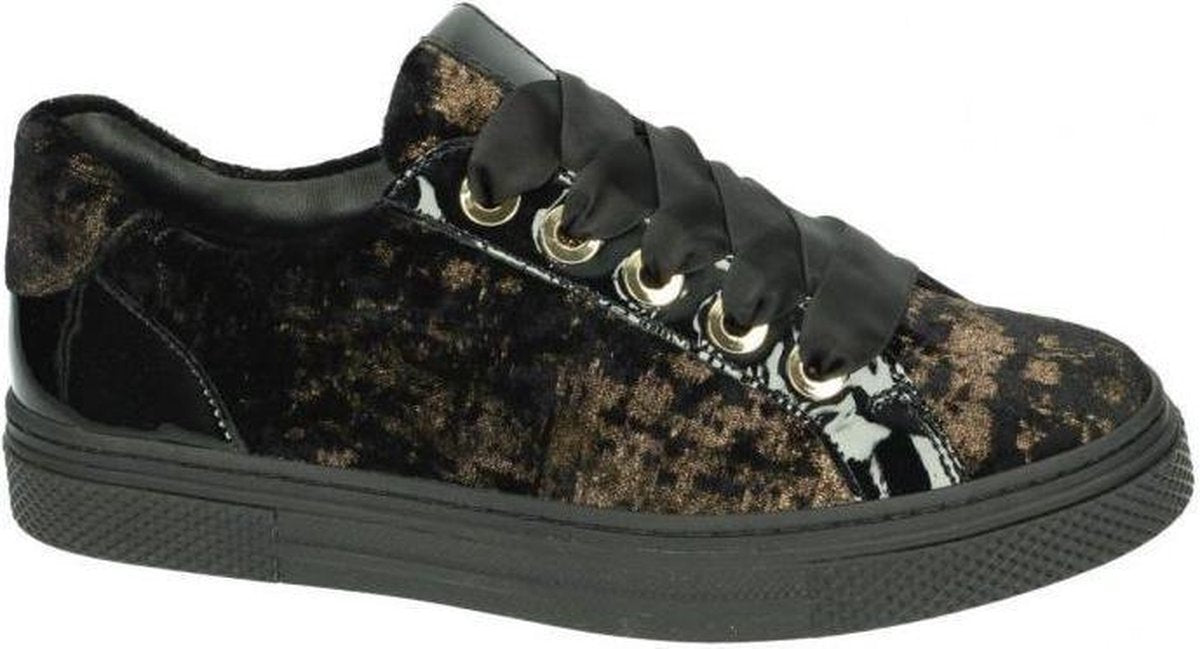 Hassia Dames Sneakers 1224 - Zwart - Maat 39