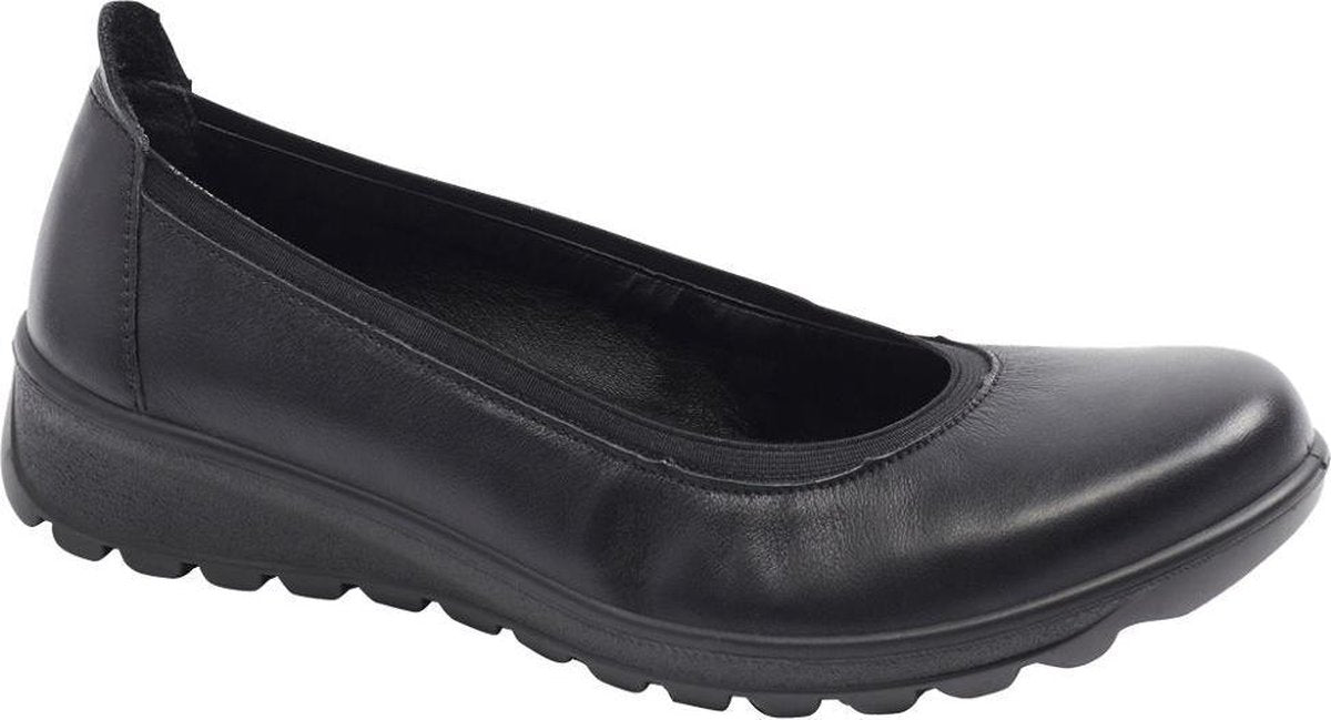 Easy Street Dames Zwarte ballerina elastische instap - Maat 39