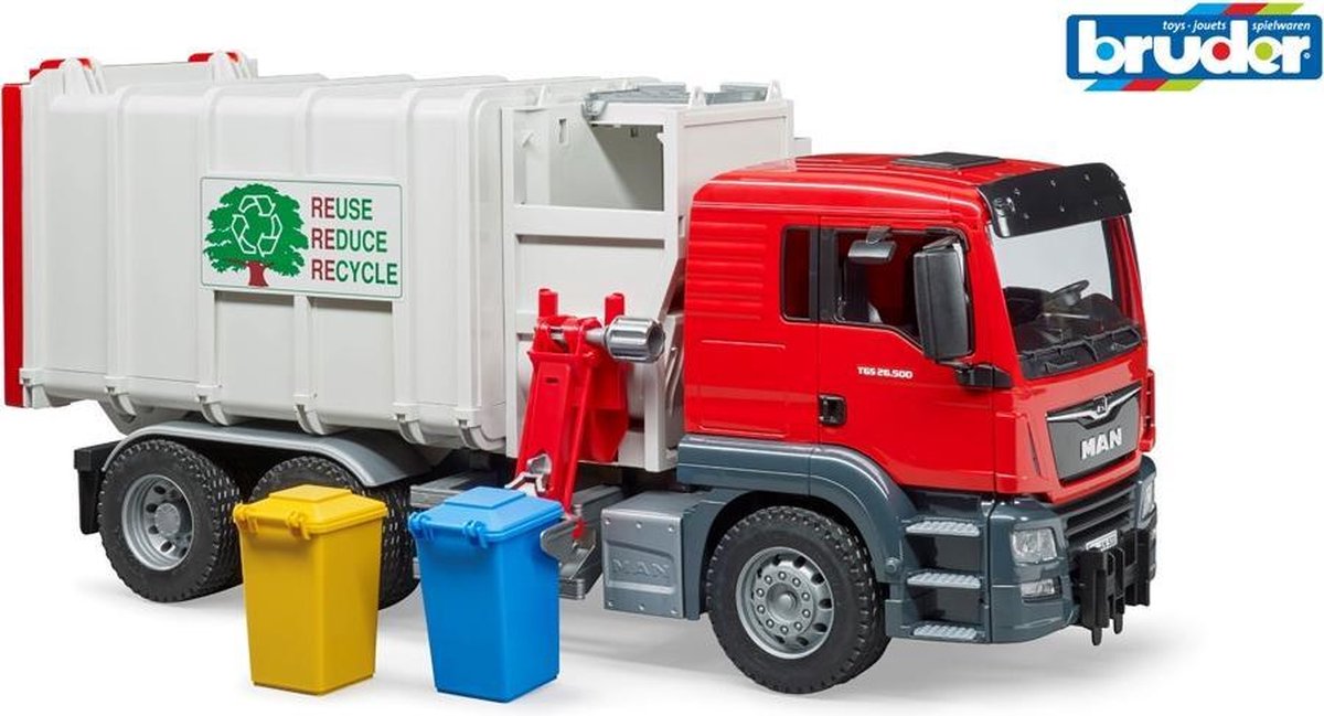 Bruder - MAN TGS Side loading grabage truck (BR3761)