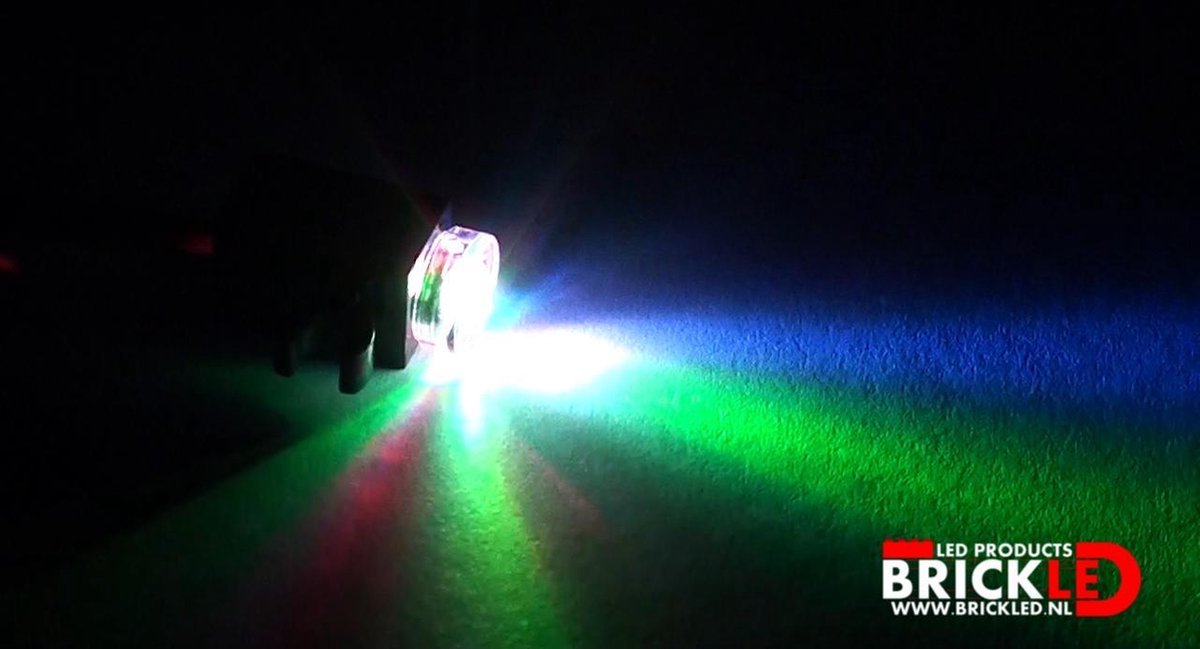 BrickLED 2 x Mini spot - Disco - Verlichting voor LEGO