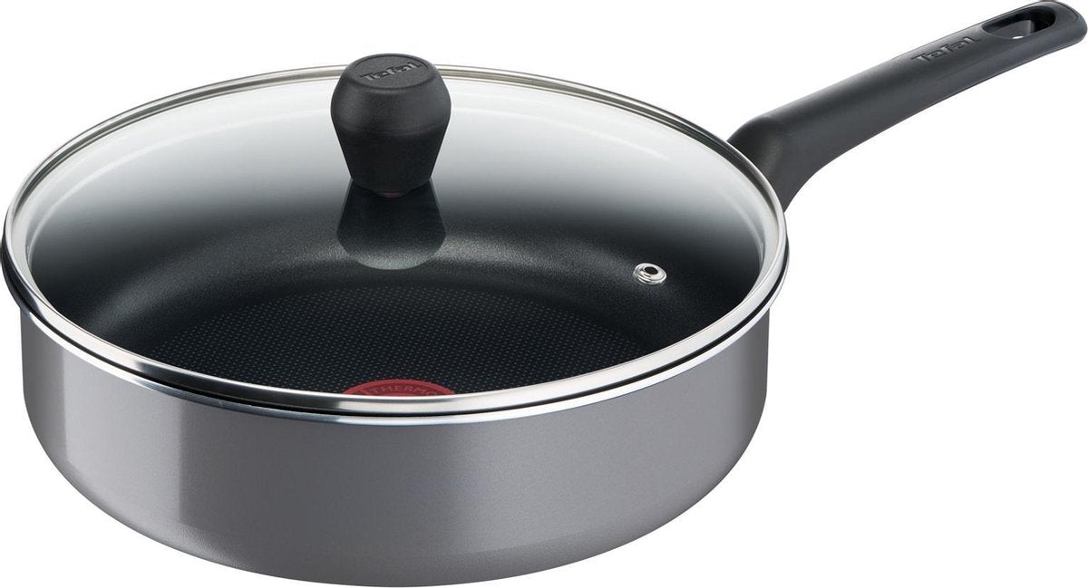 Tefal Easy Plus Hapjespan - Ø 24 cm + deksel - Niet geschikt voor inductie