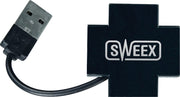 4 Port USB Hub Black