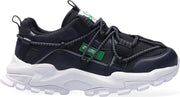Benetton Flow Lage sneakers - Leren Sneaker - Meisjes - Blauw - Maat 29
