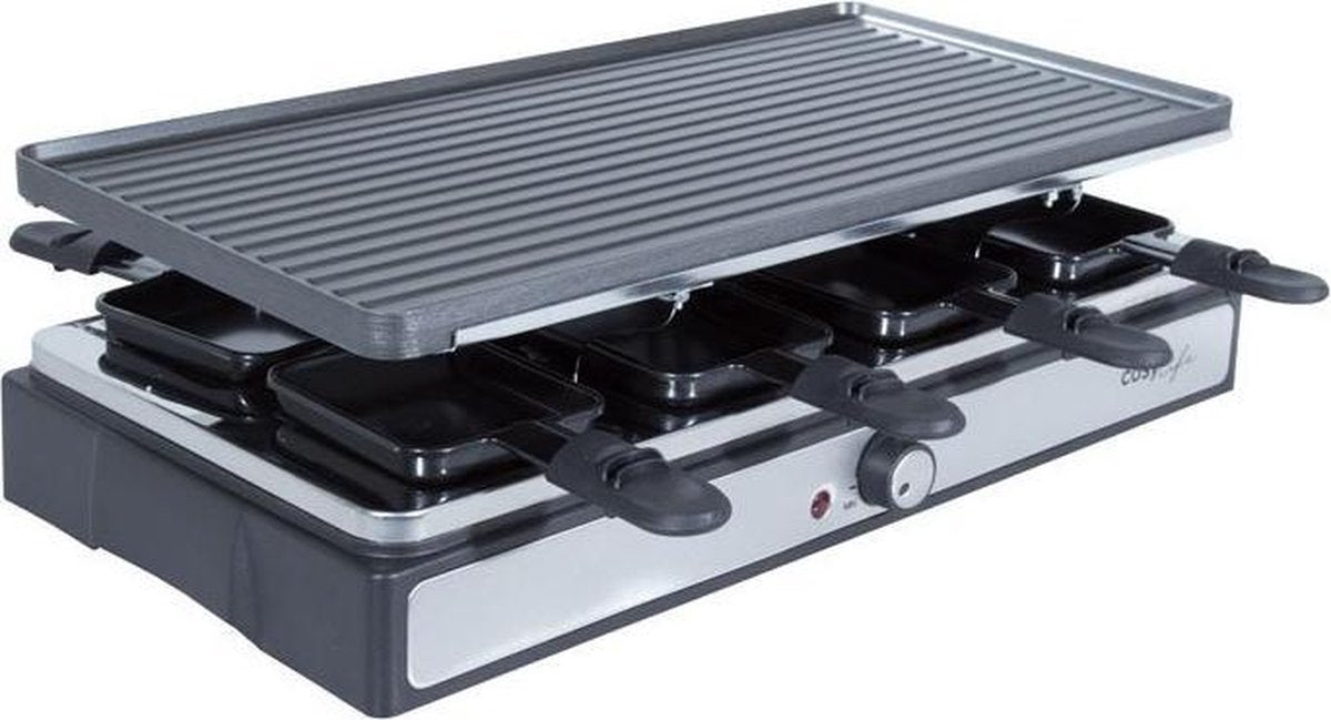 COSYLIFE by ELECTRO DEPOT - CL-R8P -Raclette + grill + steengrill - 8 personen