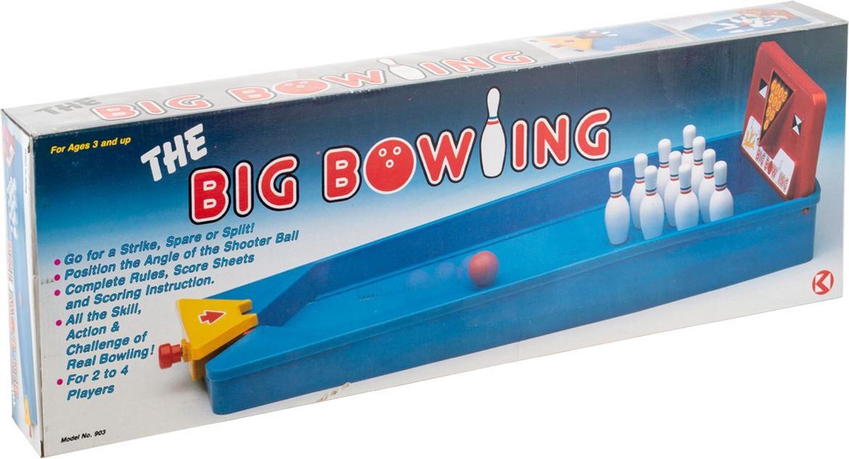Bowlingspel - tafelspel - THE BIG BOWLING - 60 x 20 cm